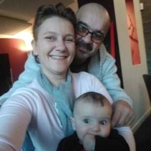 Ma famille au moment de ma mise à mon compte